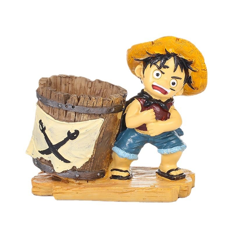 Climberty® Luffy Anime One Piece Resin Office Desk Pencil Holder Action Figures Climberty® Luffy Anime One Piece Resin Office Desk Pencil Holder Action Figures